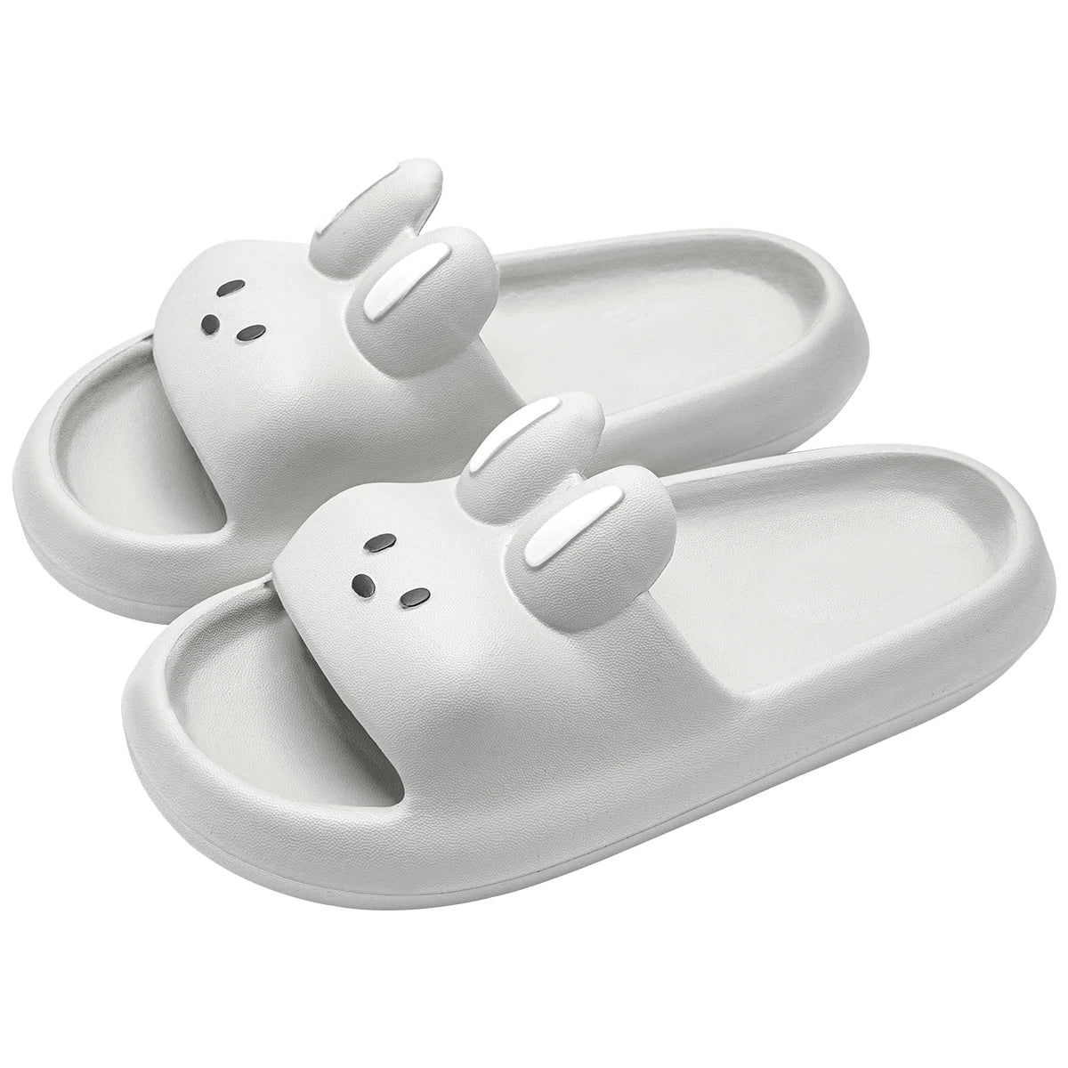 „Pillow Rabbit“-Hausschuhe für Damen und Herren | Haus-Slides & Duschsandalen | Extrem bequem | Dicke, gepolsterte Sohle
