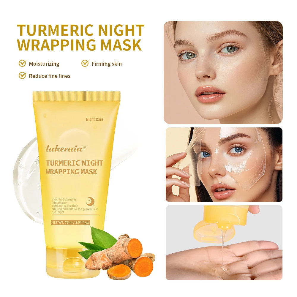 oreanische Deep-Collagen-Maske – Peel-off-Gesichtsmaske mit Anti-Falten- & Lifting-Effekt – Bio-Pflegemaske für die Nacht – Intensivpflege für die Frau