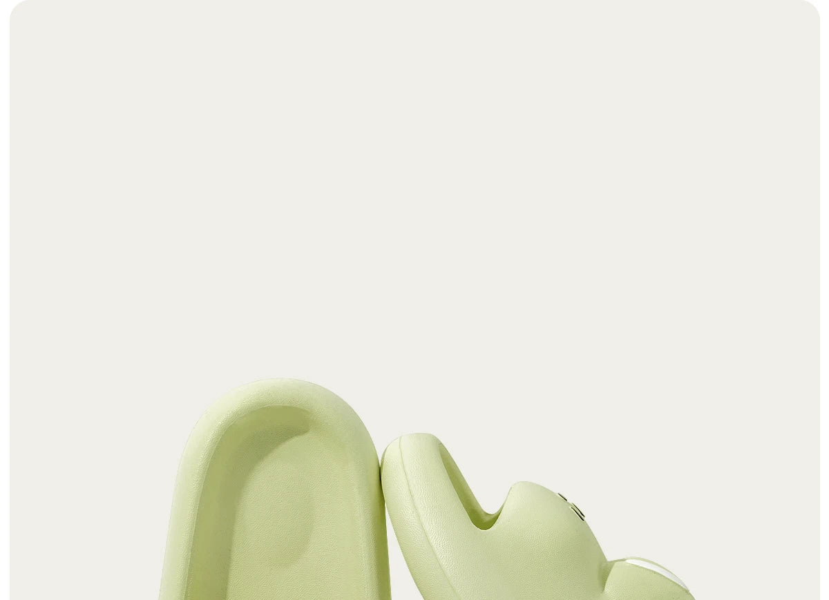 „Pillow Rabbit“-Hausschuhe für Damen und Herren | Haus-Slides & Duschsandalen | Extrem bequem | Dicke, gepolsterte Sohle