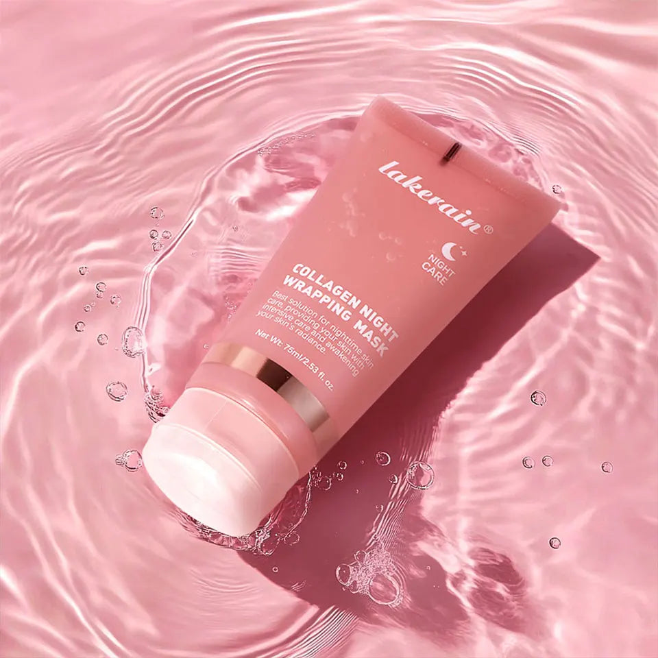 oreanische Deep-Collagen-Maske – Peel-off-Gesichtsmaske mit Anti-Falten- & Lifting-Effekt – Bio-Pflegemaske für die Nacht – Intensivpflege für die Frau