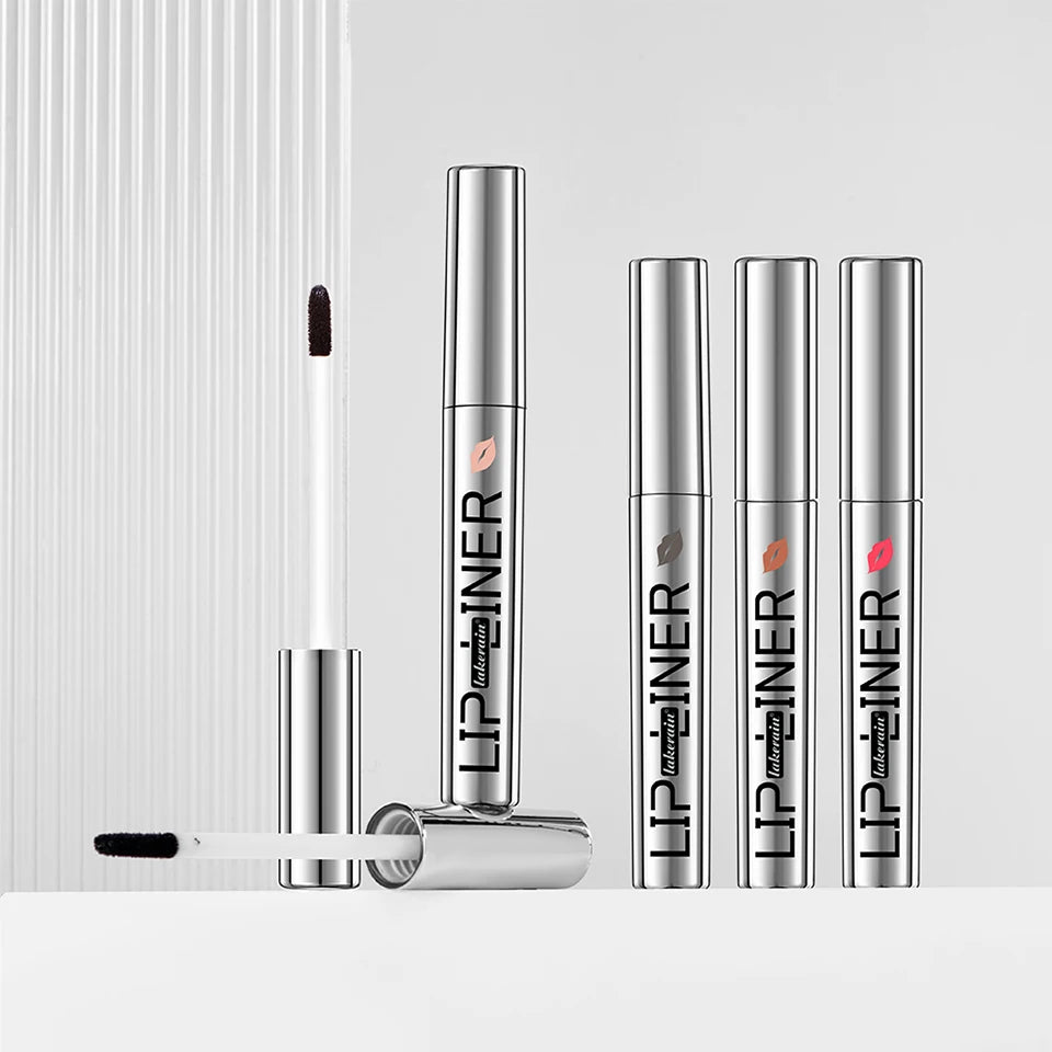 Lipliner-Stift zum Abziehen, Lippenflecken-Tattoo, langanhaltend, matt, wasserfest, wischfest, transparent