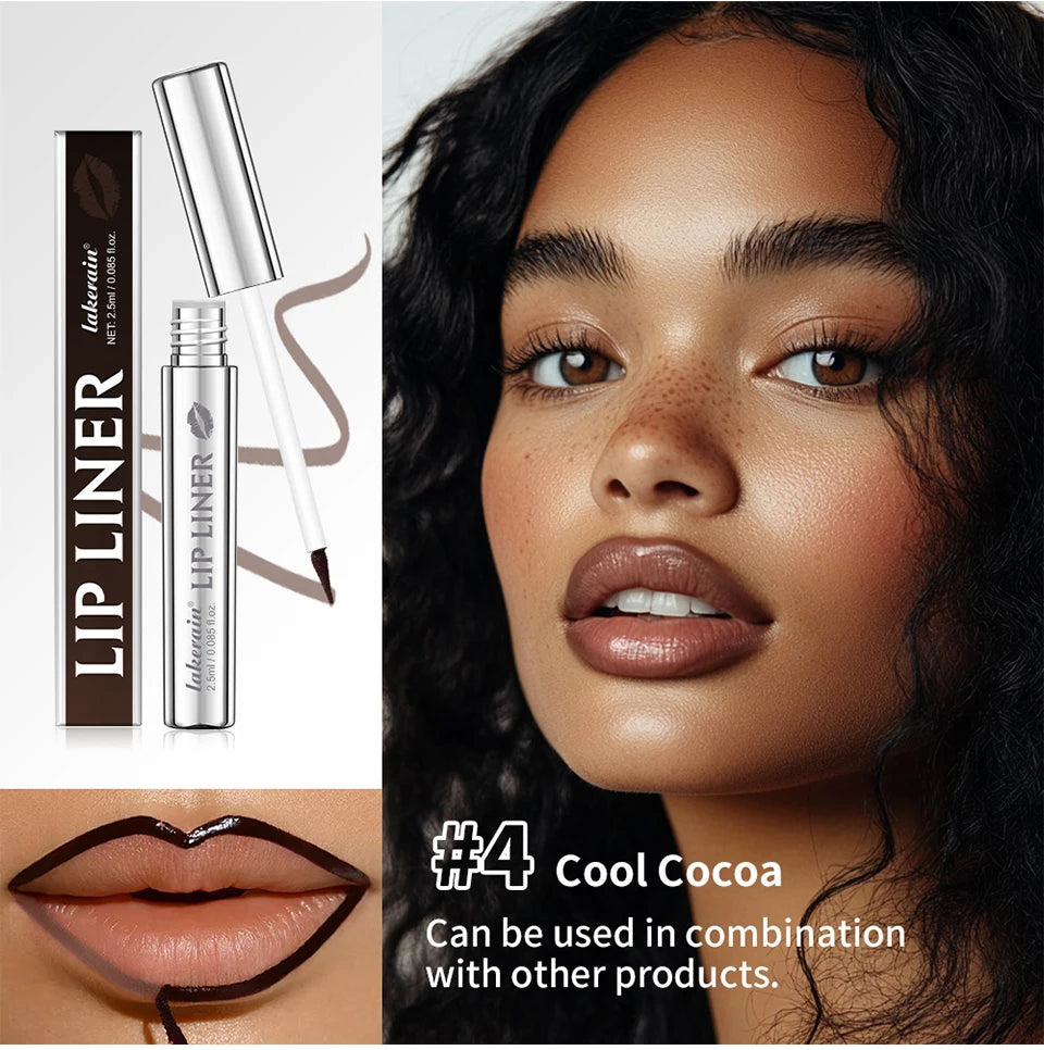 Lipliner-Stift zum Abziehen, Lippenflecken-Tattoo, langanhaltend, matt, wasserfest, wischfest, transparent