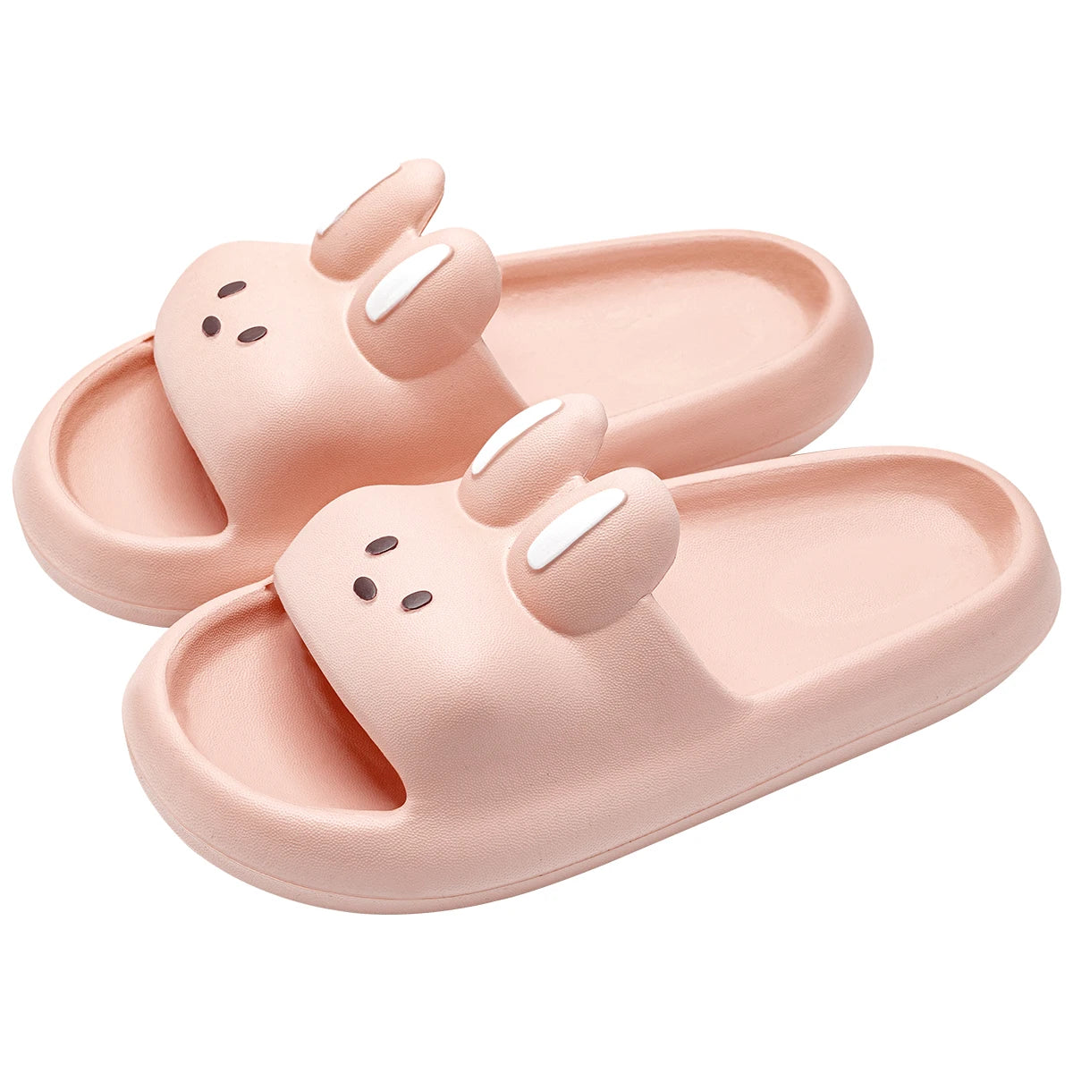 „Pillow Rabbit“-Hausschuhe für Damen und Herren | Haus-Slides & Duschsandalen | Extrem bequem | Dicke, gepolsterte Sohle