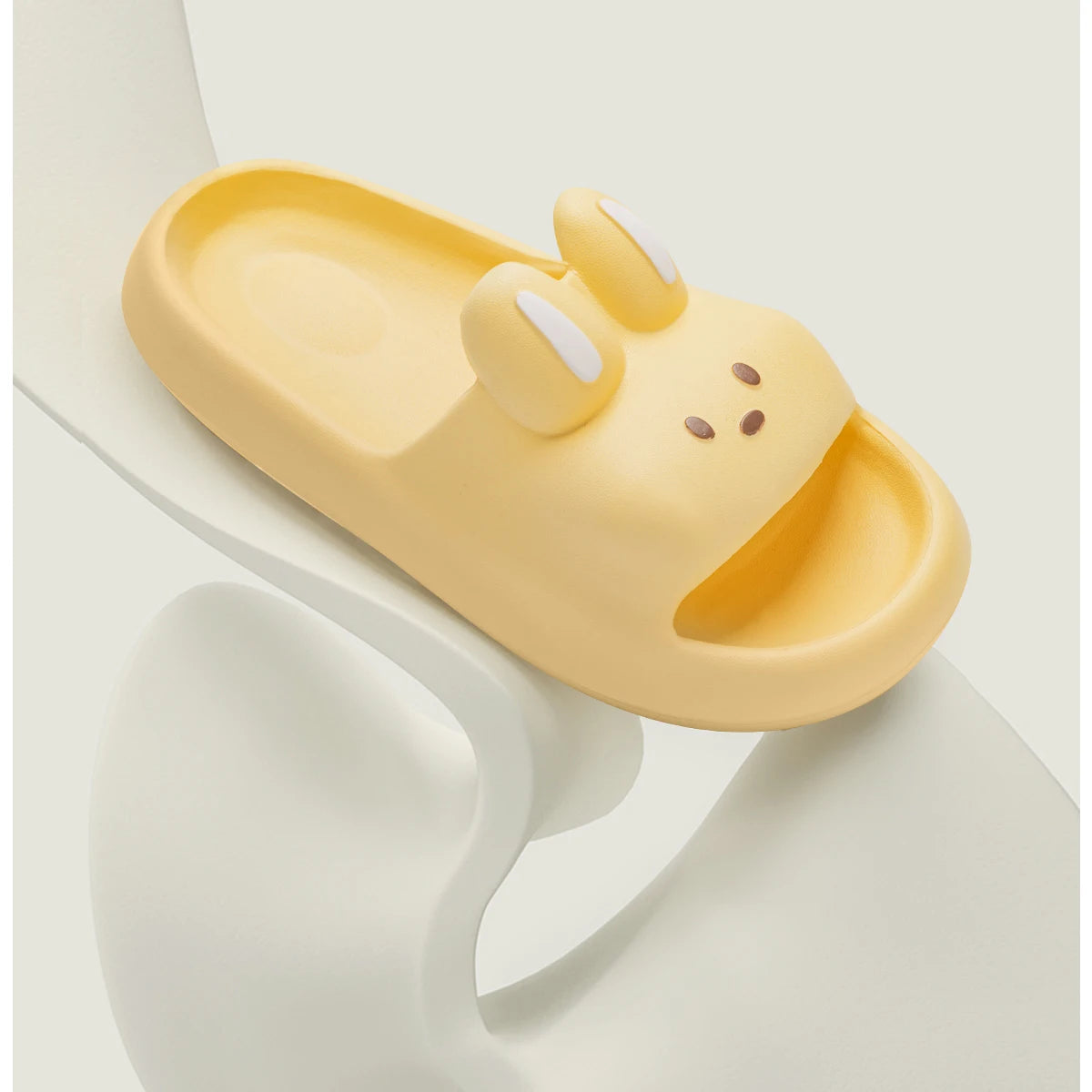 „Pillow Rabbit“-Hausschuhe für Damen und Herren | Haus-Slides & Duschsandalen | Extrem bequem | Dicke, gepolsterte Sohle