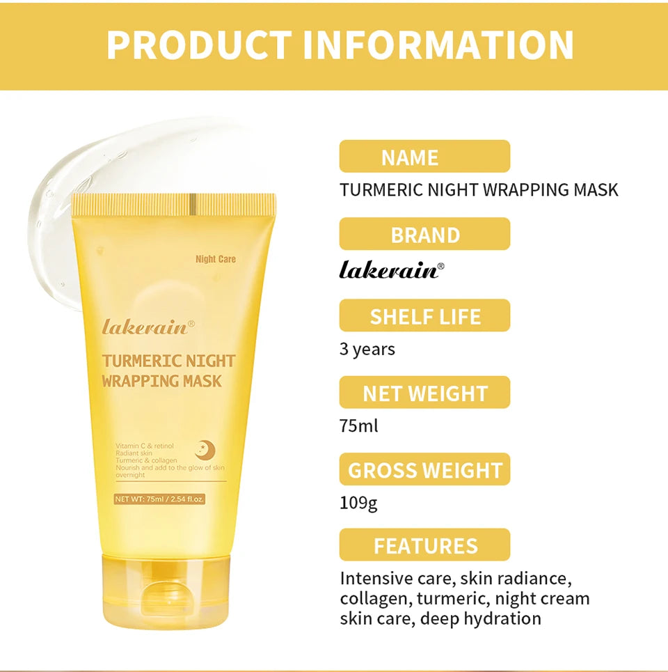 oreanische Deep-Collagen-Maske – Peel-off-Gesichtsmaske mit Anti-Falten- & Lifting-Effekt – Bio-Pflegemaske für die Nacht – Intensivpflege für die Frau