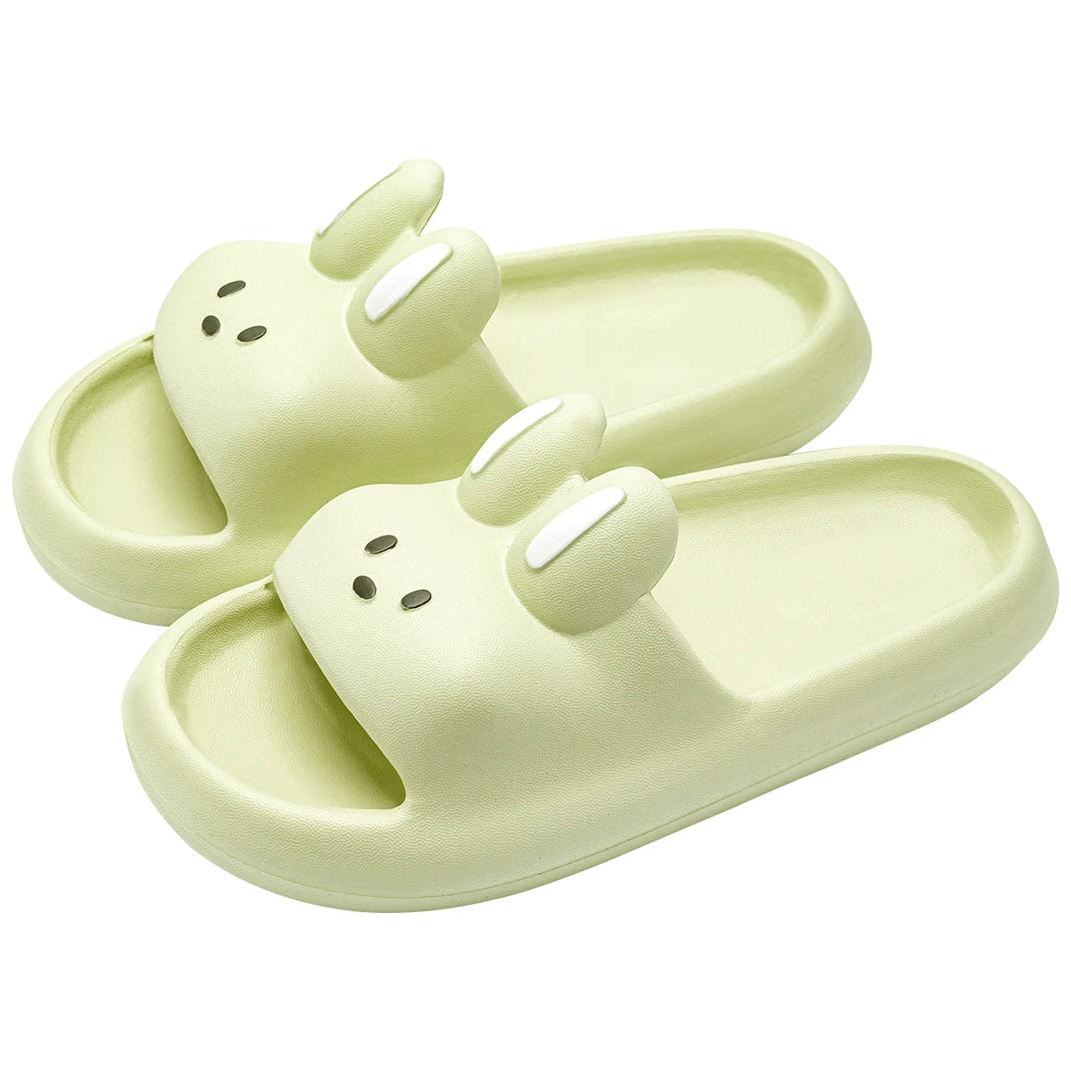„Pillow Rabbit“-Hausschuhe für Damen und Herren | Haus-Slides & Duschsandalen | Extrem bequem | Dicke, gepolsterte Sohle