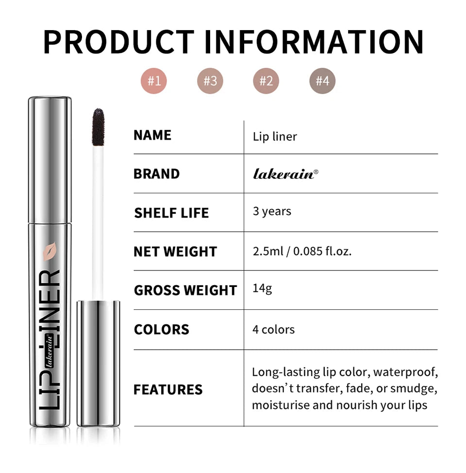 Lipliner-Stift zum Abziehen, Lippenflecken-Tattoo, langanhaltend, matt, wasserfest, wischfest, transparent