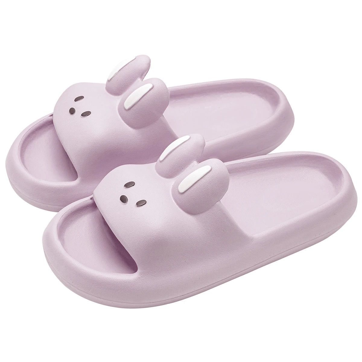 „Pillow Rabbit“-Hausschuhe für Damen und Herren | Haus-Slides & Duschsandalen | Extrem bequem | Dicke, gepolsterte Sohle