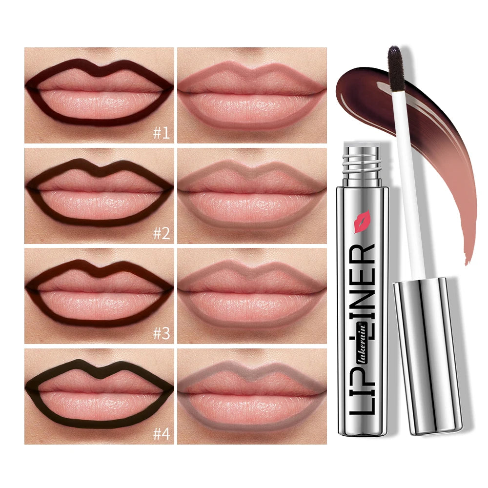 Lipliner-Stift zum Abziehen, Lippenflecken-Tattoo, langanhaltend, matt, wasserfest, wischfest, transparent
