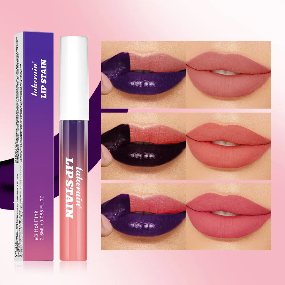 Lipliner-Stift zum Abziehen, Lippenflecken-Tattoo, langanhaltend, matt, wasserfest, wischfest, transparent