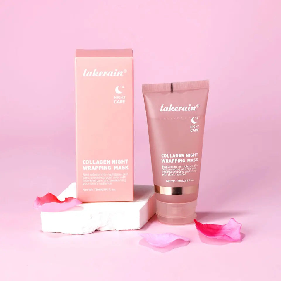 oreanische Deep-Collagen-Maske – Peel-off-Gesichtsmaske mit Anti-Falten- & Lifting-Effekt – Bio-Pflegemaske für die Nacht – Intensivpflege für die Frau