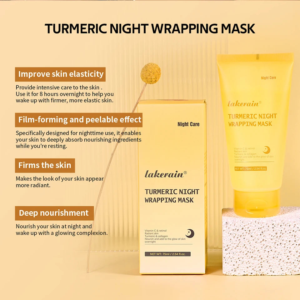 oreanische Deep-Collagen-Maske – Peel-off-Gesichtsmaske mit Anti-Falten- & Lifting-Effekt – Bio-Pflegemaske für die Nacht – Intensivpflege für die Frau