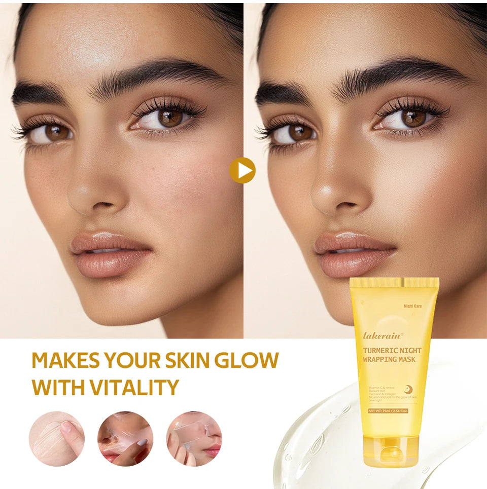 oreanische Deep-Collagen-Maske – Peel-off-Gesichtsmaske mit Anti-Falten- & Lifting-Effekt – Bio-Pflegemaske für die Nacht – Intensivpflege für die Frau