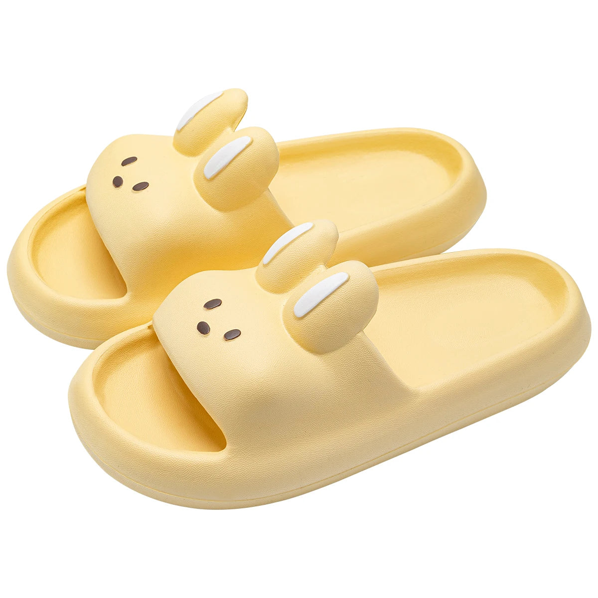 „Pillow Rabbit“-Hausschuhe für Damen und Herren | Haus-Slides & Duschsandalen | Extrem bequem | Dicke, gepolsterte Sohle